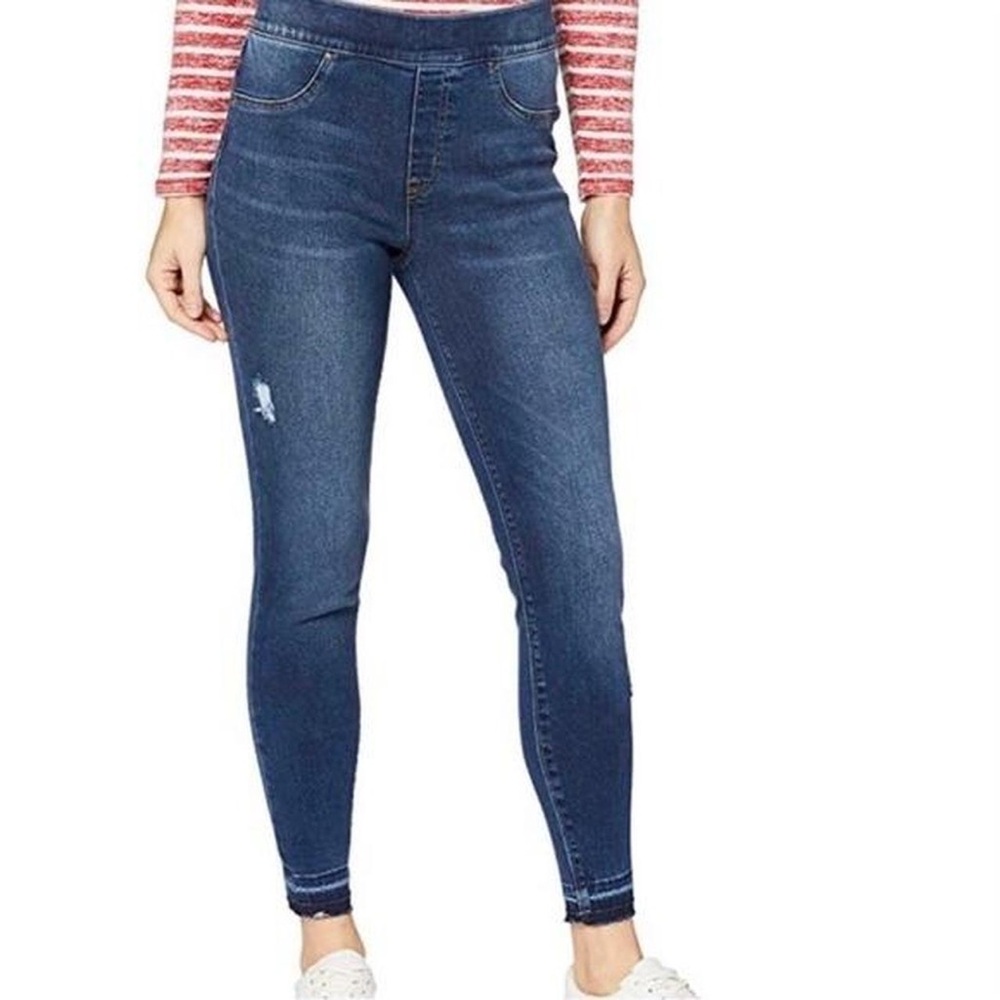 SPANX Dark Blue Skinny Jeans Size Large